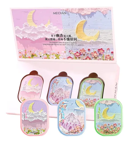 Set De Bálsamo Perfumado Sólido Gireatick Para Mujer, Paquete De 3
