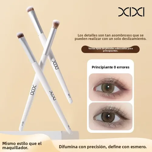 Xixi Pincel De Ojos Suave 3 Pcs Cabello Puro Maquillaje Set