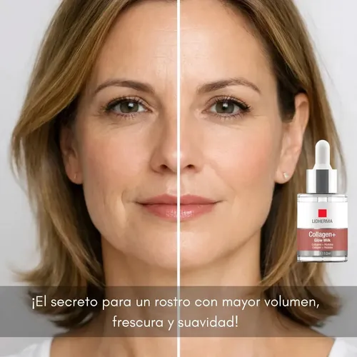 Skincare Lidherma Collagen+ Glow Milk Con Colágeno Vegetal Todo Tipo De Piel
