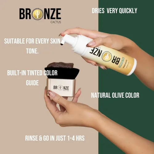 Mousse Autobronceante Bronze Cactus Express 200 Ml