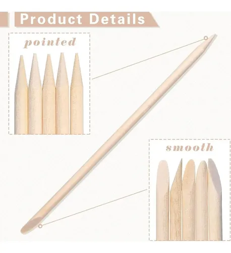 Palitos De Cera De Madera Demissle 400 Piezas Para Cejas Y