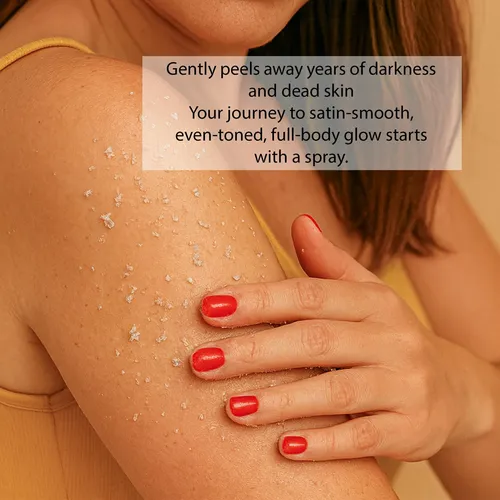 Spray Exfoliante De Cúrcuma Para El Cuidado Corporal De Quer