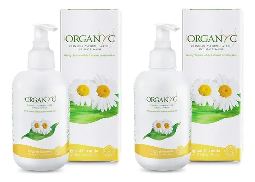 Jabón Íntimo Organyc Con Manzanilla 2x 250ml
