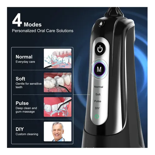 Hilo Dental De Agua Con 4 Modos Para Dientes
