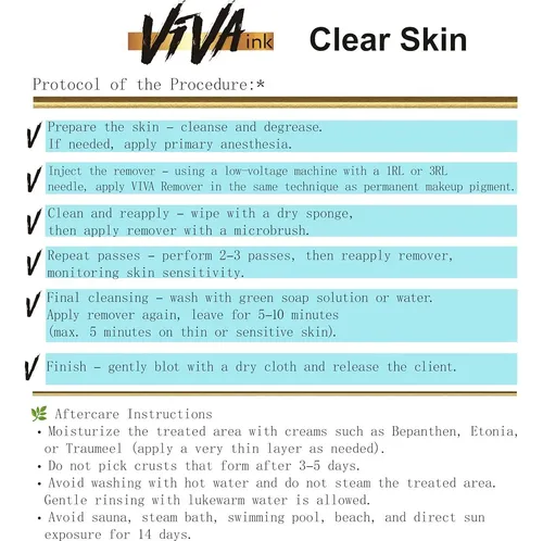 Vivaink Removedor De Maquillaje Permanente 0.17 Oz