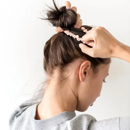 Cintas De Seda Para El Cabello Olesilk, 100% Morera, Delgada