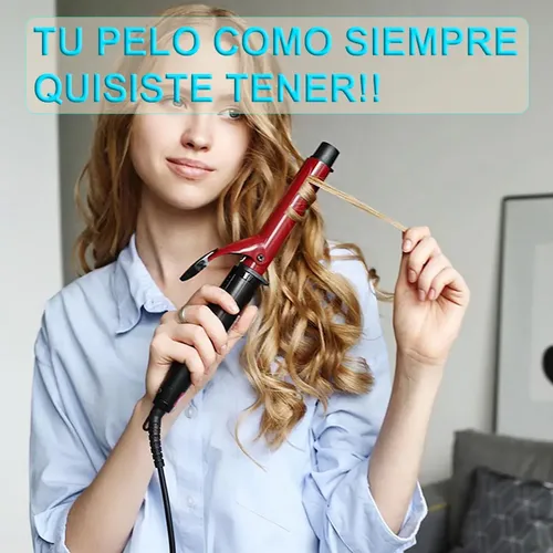 Buclera Gama Rulera Rizador Triple Ondas Rulos 19mm Viaje