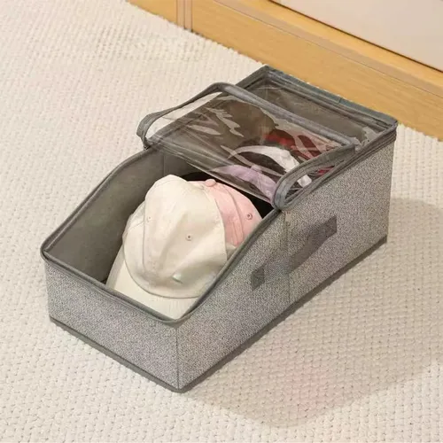 Caja De Almacenamiento Para Gorras De Béisbol Apilables Orga