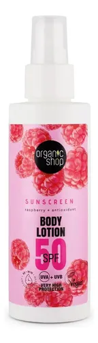 Organic Shop Protector Solar Corporal Raspberry Fps50