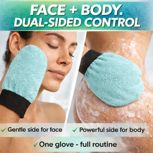 Guante Exfoliante Coreano Para Ducha Y Rostro