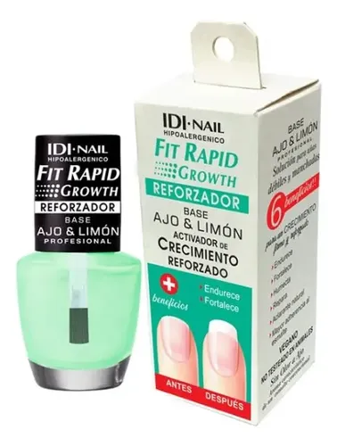 Reforzador Idi Ajo Y Limón Profesional Crecimiento Uñas 13ml Color Transparente