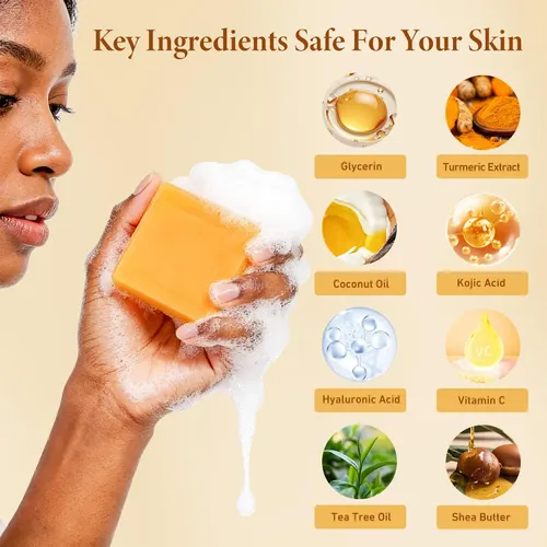 Jabón Palficab Cúrcuma Natural 200g Limpieza Facial Corporal