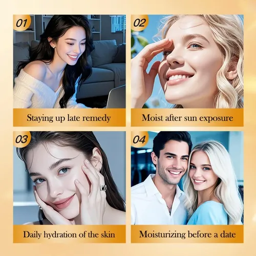 Crema Facial 24k Gold Collagen Niacinamide Centella
