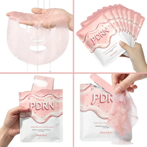 Mascarilla Facial Danchel Pdrn Pink Vita X10 Todo Tipo De Piel
