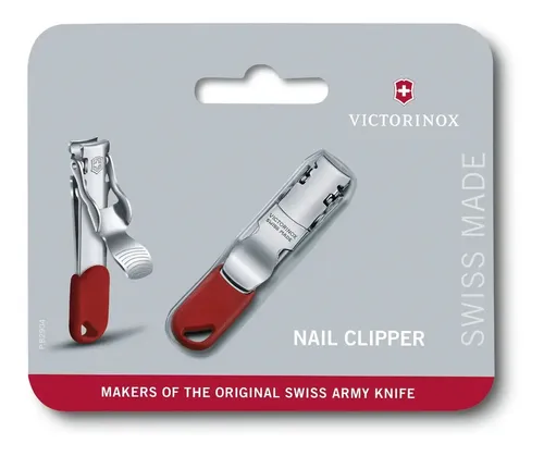 Cortauñas Victorinox Nail Clip Rojo Acero Inox 8.2050.b1.