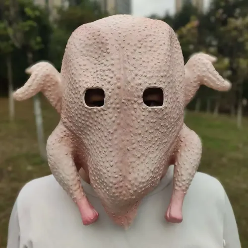 Peluca De Pollo Asado Mexicana Divertida Para Sombrero