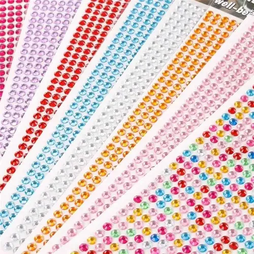 Strass Gemas Autoadhesiva Para Cara Cuerpo Multiuso Grande