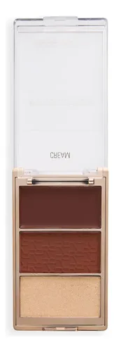Revolution Blush Icon Palette Trío Crema Mate Y Shimmer