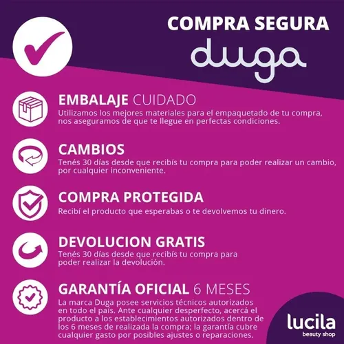 Limpiador Vibrador Facial De Silicona Recargable Duga D345 B