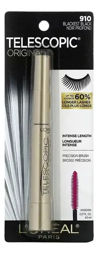 Máscara de pestañas L’Oréal Paris Telescopic Alargadora Blackest Black