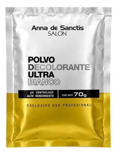 Polvo Decolorante Anna De Sanctis Profesional 20 Grs Tono Mixtos