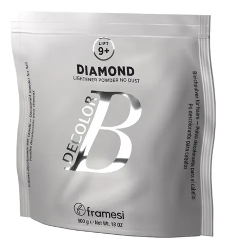 Decolorante en Polvo Framesi Diamond B de 500 g con Pincel y Bowl