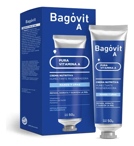 Bagovit Manos Y Uñas Crema Suavizante Hidratante 50gr