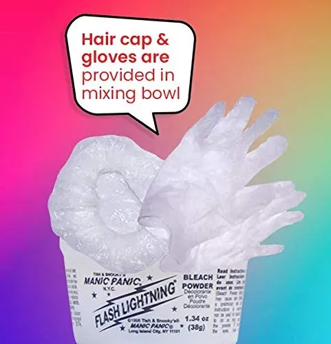 Kit De Decoloración Para El Cabello Manic Panic Flash Lightn