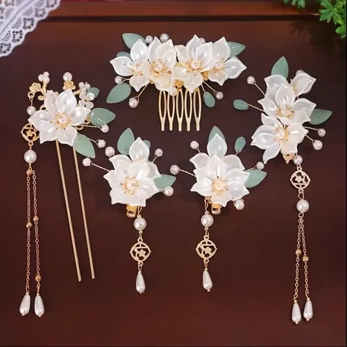 Tiara Corona Tocado Complejo Dama China Accesorio Hanfu