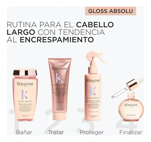 Kit Gloss : Shampoo+acondicionador+aceite+spray + 2 Regalos