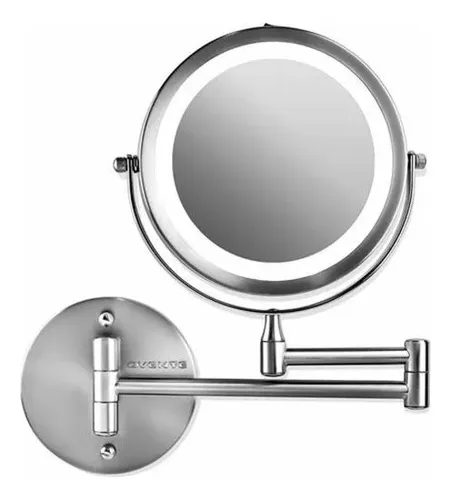 Xcj Espejo De Maquillaje Ovente Con Luz, 7”, Dual Zoom ‘
