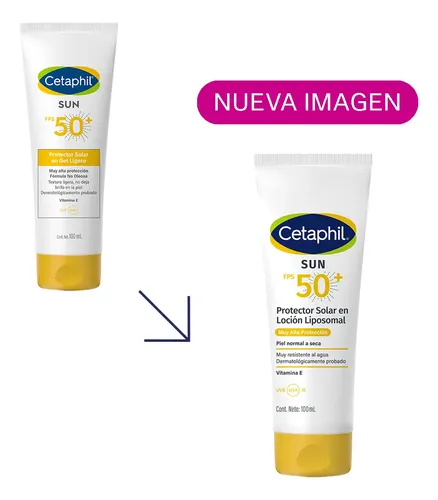 Cetaphil Sun FPS 50+ Protector Solar Gel Ligero Piel Sensible Mixta 100 ml