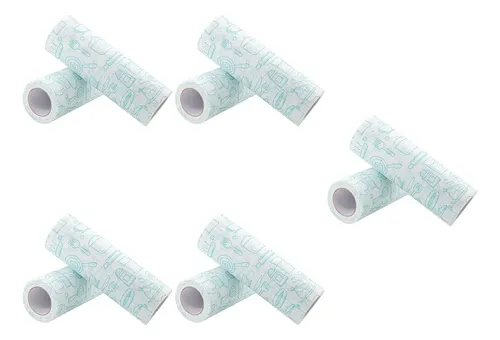 10 Rollos De Toallitas Limpiadoras Reutilizables Para El Hog