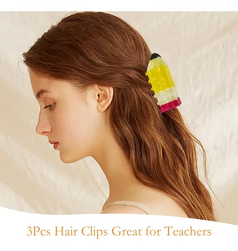 3 Pinzas Para El Pelo Con Forma De Lápiz, Accesorios Para Pr