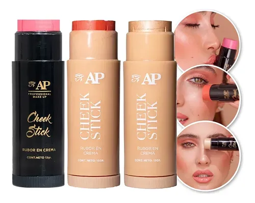 Cheek Stick Bronzer Rubor Cremoso Barra Ap Andrea Pellegrino