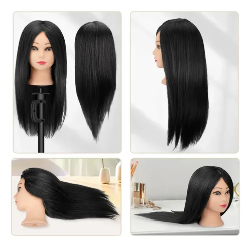 95% Cabello Real Humano Maniquí Maquillaje