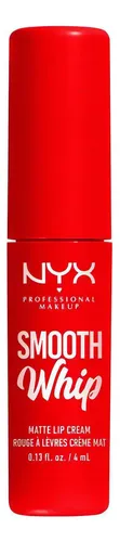 Labial Líquido Nyx Smooth Whip Matte Cream Acabado Mate Icing On Top
