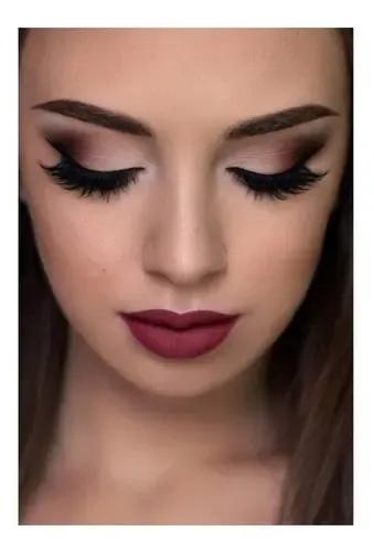 Brocha de Ojos Idraet S60 Redondeada de Pelo Sintético para un Maquillaje de Impacto