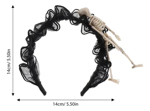 For Diadema De Encaje De Esqueleto For Mujer, Accesorio .if