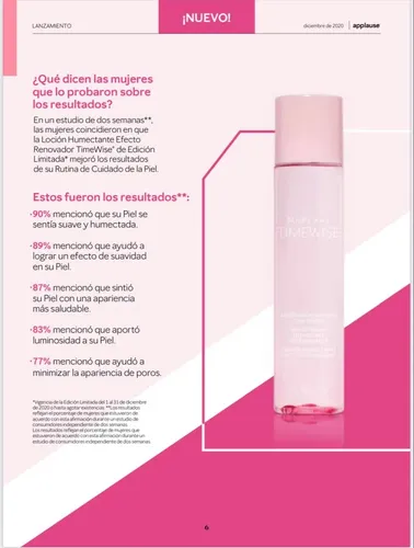 Loción Humectante Efecto Renovador Mary Kay