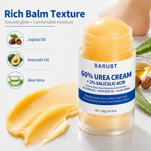 Crema En Barra Barubt 60% Urea Para Pies Secos Frutal