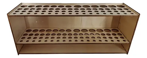Soporte Para Pinceles De Madera Con 67 Agujeros, Soporte De