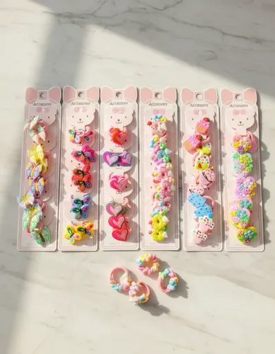 Pack X 3 Blister Colitas De Pelo Infantil Surtidos (30 U.)