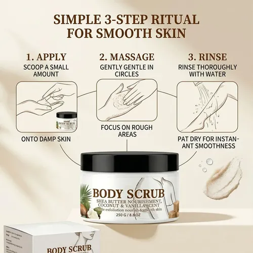 Moisturizes, Nourishing, Soft, Gently Exfoliates & Smooths