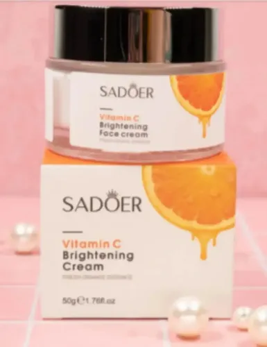 Crema Facial Vitamina C Sadoer 50g Todo Tipo De Piel Día/noche