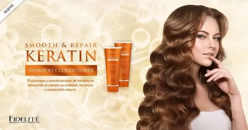Combo Shampoo+acondici Keratina Pomo 230ml Fidelite Caviar
