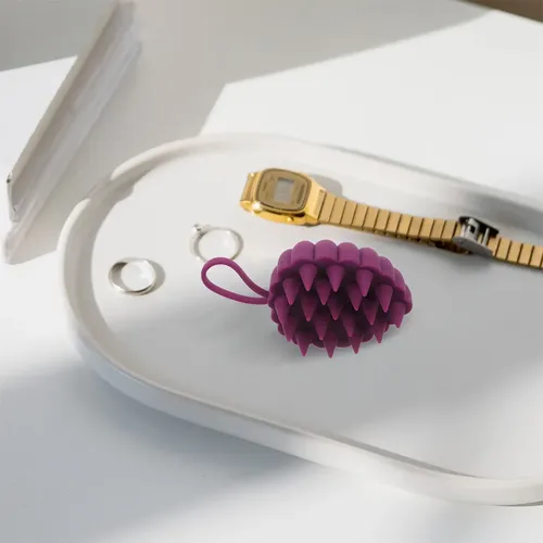 Cepillo Para Cuero Cabelludo Para Eliminar Caspa 2 Piezas Purple