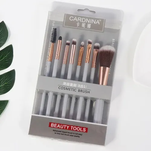 Set De 8 Pinceles De Maquillaje Para Principiantes Pincel De