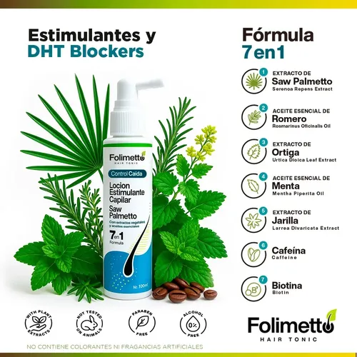 Loción Tratamiento Cabello Fino Debil Calvicie Anticaida