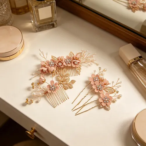 1 Juego De Accesorios Para El Cabello Para Bodas: Peineta De